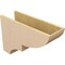 Ekena Millwork 9"W x 27"D x 18"H Classic Ridgewood Rough Cedar Woodgrain TimberThane Corbel, Primed Tan CORUR09X27X18RIDRCPR - alternate 5